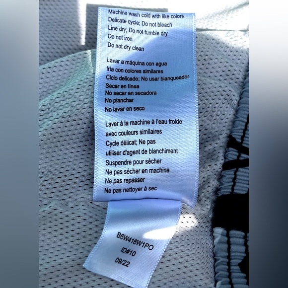 Psycho Bunny Mens Chuck All Over Print Swim Trunk in Black/Gray Camo Men’s SZ XS - Picture 5 of 6